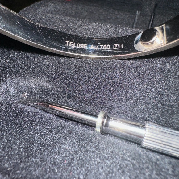 100% Authentic Cartier 18K White Gold Bracelet Size: 16 Classic Model - Picture 3 of 11